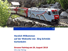 Tablet Screenshot of gartenbahn.hauser-messebau.ch